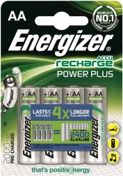 Acumulator ENERGIZER Power Plus AA L91 2000 mAh, 4 buc