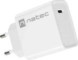 Încărcător de rețea NATEC Ribera 1x USB‑C 20 W alb