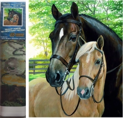 Norimpex pictură cu diamante – cai 30 × 40 cm