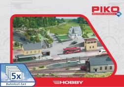 Piko Hobby set construcție gară Neustadt, 5 piese