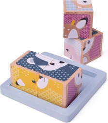 Cuburi din lemn Woodland