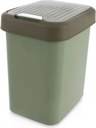 Coș de gunoi din plastic 12 l verde