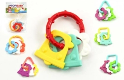 Jucărie de dentiție colorată din plastic pentru bebeluși