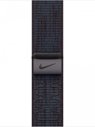 Brățară sport Nike în culoare negru-albastru pentru carcasă de 42 mm