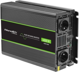 Invertor tensiune 12V la 230V cu undă sinusoidală pură 4000 W