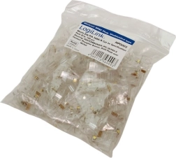 Conectori RJ45 CAT5 ne-ecranați 8P8C – pachet 100 buc