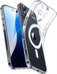 Carcasă transparentă Zero Clear cu inel magnetic HaloLock pentru iPhone 16 Plus