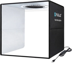 Puluz cort foto 30 cm cu iluminare LED
