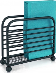 Suport metalic negru pentru șervețele 11,5 × 10 cm