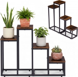 Suport pentru flori Loft cu 4 rafturi ModernHome