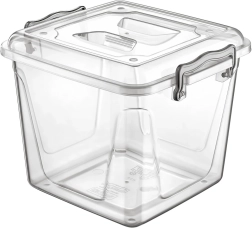 Cutie de depozitare Multi, pătrată, joasă, 8,5 l