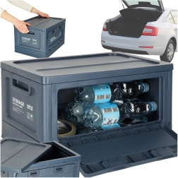 Cutie de camping - cutie pliabilă 25l albastră