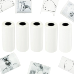 Role de hârtie termică autocolantă pentru mini imprimantă