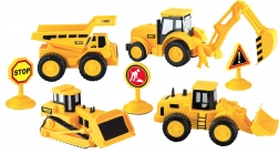 Set de Mașini de Construcție pe Volant