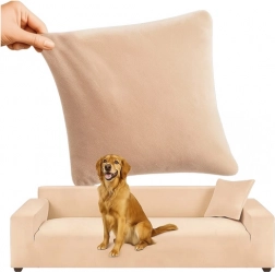 Husă elastică pentru canapea Bej RUHHY 190-230 cm