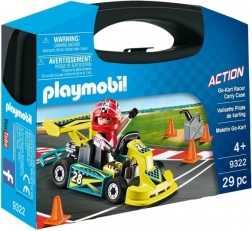 Playmobil set portabil – kart de curse cu figurină