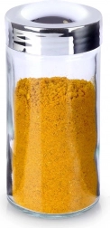 Recipient din sticlă pentru condimente cu sită, 80 ml
