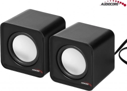 Boxe pentru computer USB 6 W argintiu‑negru Audiocore