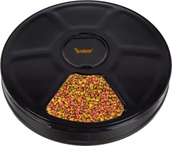 Distribuitor automat de hrană PURLOY, cu 6 compartimente, cu temporizator și afișaj LED