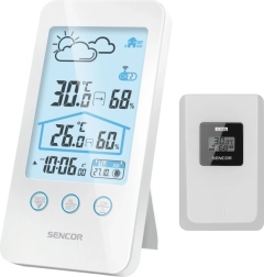 Stație meteo wireless Sencor SWS 3000W cu prognoză și măsurarea umidității