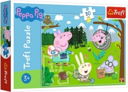 Puzzle Trefl Peppa Pig Expediția în pădure 30 de piese