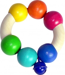 Hess jucărie zornăitoare curcubeu cu clopoțel