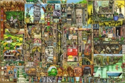 Puzzle Ravensburger Orașul Bizar 5000 piese