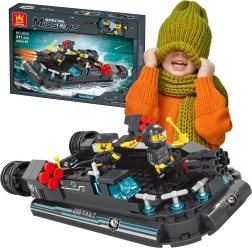 Barcă de poliție SWAT – set de construcție pentru copii