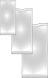 Etichetă autoadezivă pentru cotor 75 × 25 mm, 12 buc