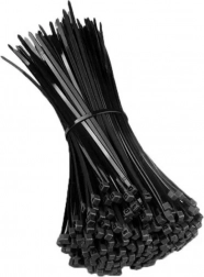 Benzi de fixare negre 200x3.6 mm