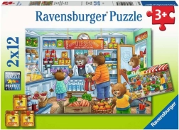 puzzle 2×12 piese în supermarket
