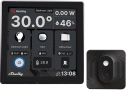 Set de panouri inteligente Shelly Wall Display negru și BLU H&T negru