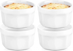 Boluri din porțelan pentru aperitive 6 cm, 40 ml – set 4 buc