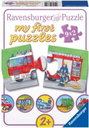 Ravensburger primul meu puzzle – vehicule și utilaje 9×2 piese