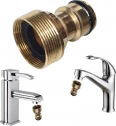 Adaptor din alamă pentru robinet G3/4 pentru furtun de grădină