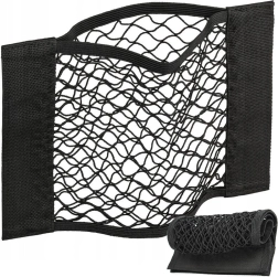 Plasă organizatoare pentru portbagaj auto cu fixare pe scai