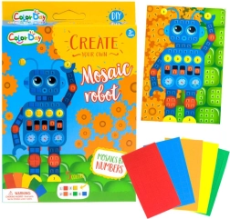 Mozaic creativ din spumă – set autoadeziv de artă – Mozaic