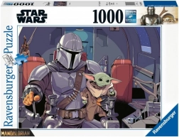 Puzzle Ravensburger STAR WARS: THE MANDALORIAN 1000 piese
