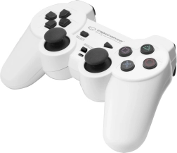 Gamepad pro PC și PlayStation 3 cu vibrații Esperanza Trooper (USB, alb/negru)