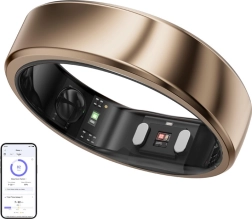 Inel inteligent RingConn Gen 2 Air, mărimea 7, auriu