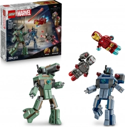 set lego marvel: iron man și war machine vs. dronele lui hammer