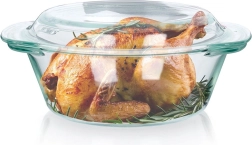 Vas termorezistent din sticlă cu capac 1,4 l + 430 ml