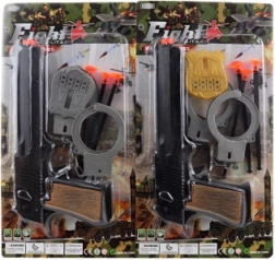 Set de poliție pentru copii cu pistol și accesorii