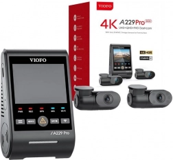 Viofo A229 Pro 3CH 4K WiFi GPS Cameră Auto