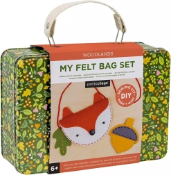 Set creativ poșetă vulpiță și portofel ghindă PETIT COLLAGE