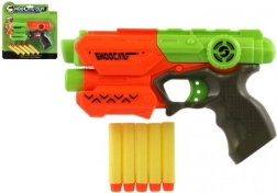 Pistolă cu gloanțe din spumă pentru copii