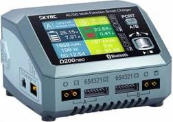 Încărcător SKYRC D200neo dual 200W/800W cu USB‑C PD