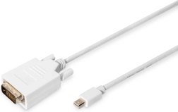 Cablu alb Mini DisplayPort la DVI‑D, 2 m