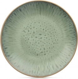 Farfurie de desert din ceramică verde Glaze 20,5 cm