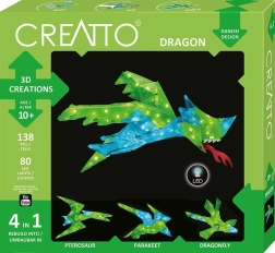 Set de creatie Dragon Creatto luminos